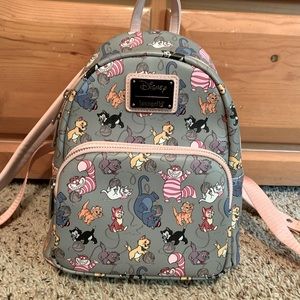 Disney cats loungefly mini backpack